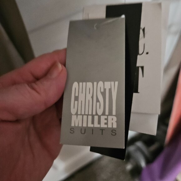 Dress Suit 2Pc Beige 18W w/Waist Tie and Breast Pocket design New with tags - Picture 10 of 14